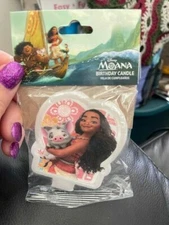 MOANA CAKE CANDLE ~ Birthday Party Supplies Decoration Disney Princess Topper