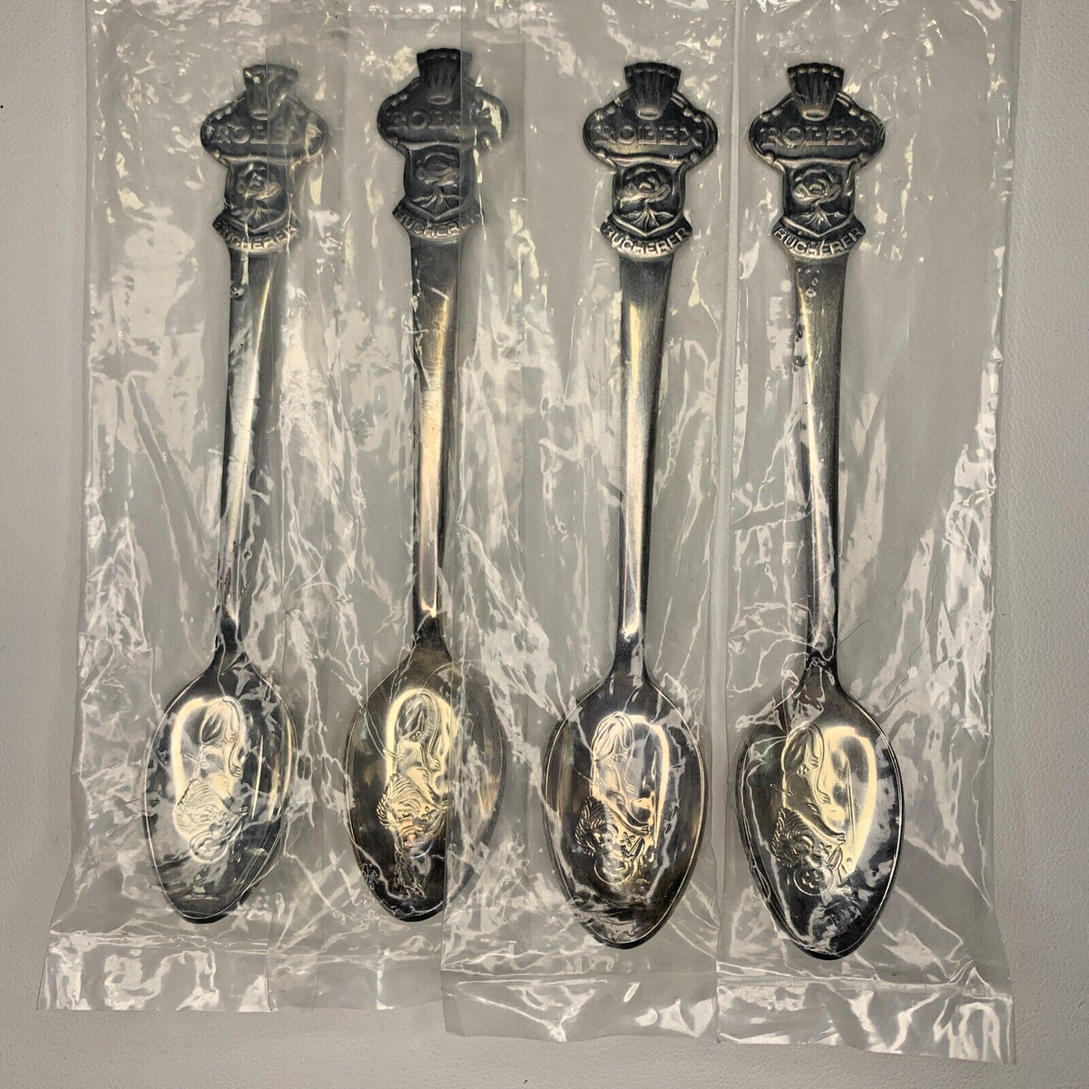 Vintage Rolex Silver CB 6,9 Spoon Bucherer Switzerland - Sealed