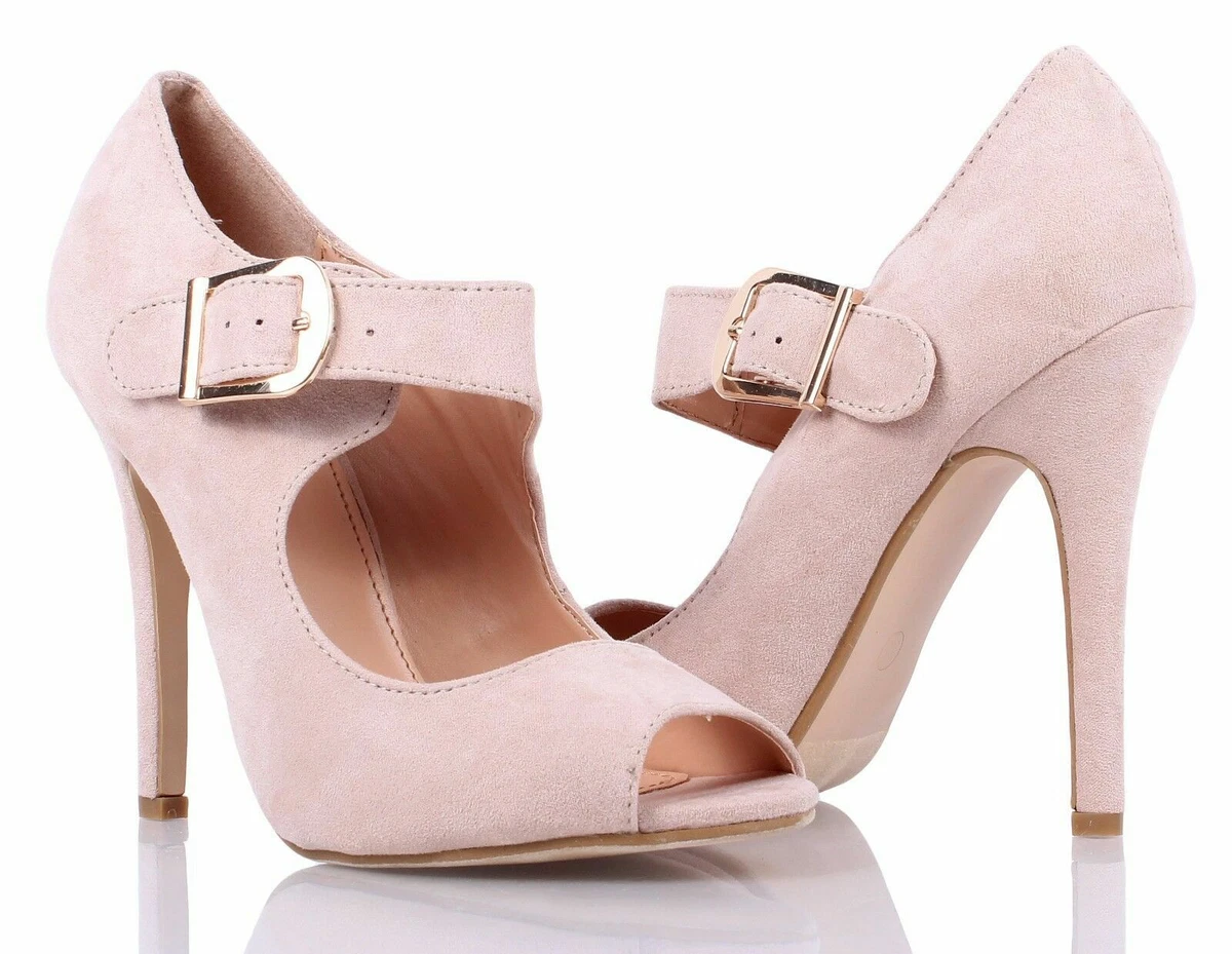Taupe closed toe heels top