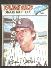 Graig Nettles 1977 Topps Venezuela Sticker #168 Venezuelan