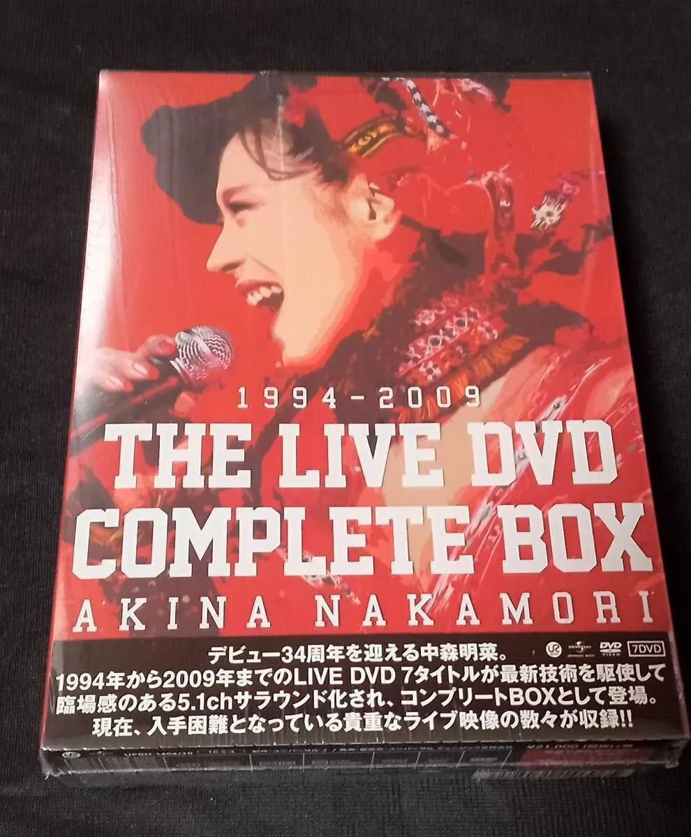 Akina Nakamori THE LIVE DVD COMPLETE BOX Japanese Pop Diva | eBay