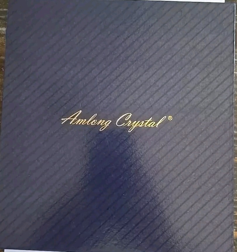 Amlong Crystal LeadFree Double Old Fashioned Crystal Whiskey Glass Set