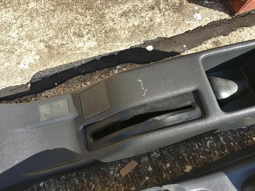 1988-1992 Toyota Corolla Gear Shift Boot Console Gray Pocket O.E.M - Picture 6 of 9