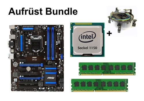 Aufrüst Bundle - MSI Z97-G43 + Intel Core i7-4770S + 4GB RAM #118378