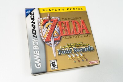 Legend of Zelda Link to Past Four Swords Nintendo Game Boy Advance GBA