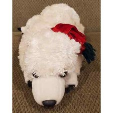 FAO Schwarz Fifth Avenue Winter Polar Bear Stuffed Animal Plush Toy