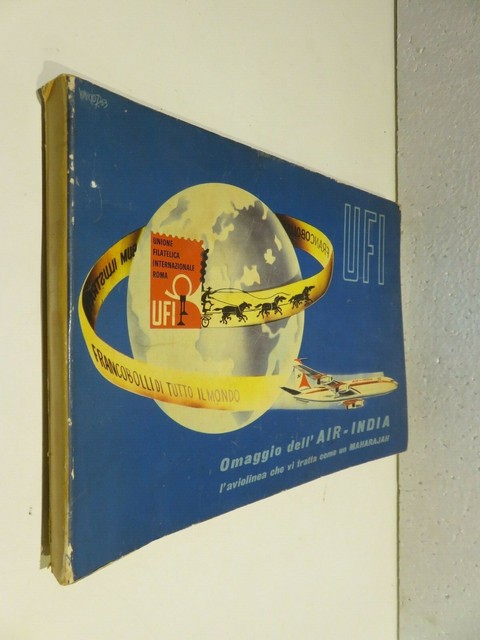 UFI Unione filatelica internazionale Omaggio dell’AIR INDIA 1964 manuale libro UFI Unione filatelica internazionale Omaggio dell’AIR INDIA 1964 manuale libro
