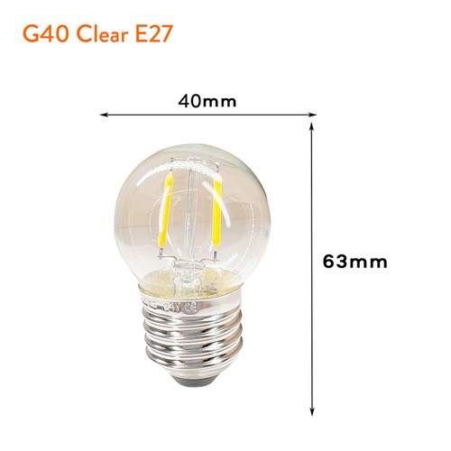 E27 E14 Led Filament Light Bulb Brightness Home Decorative Replace Neutral Shell - Picture 18 of 26