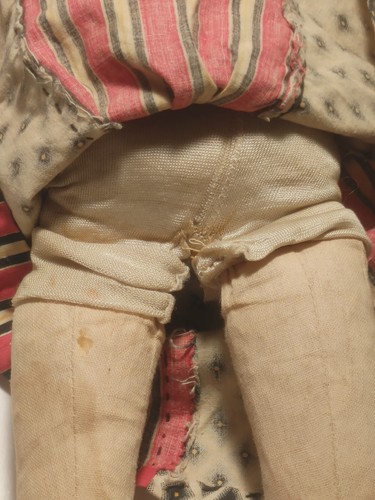Antique GOLDENBERGER 1924 Doll Composition Straw Stuffed Body Original Dress - Picture 6 of 13