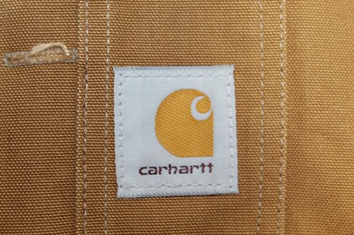 Men 38x29 CARHARTT R01 Doublefront Carpenter Cotton UNION MADE 07' Bib Overalls - Picture 4 of 8