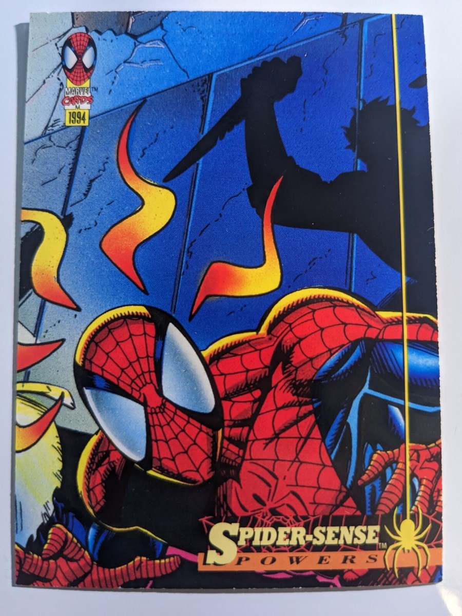 1994 Fleer Marvel Comics Spider-Man Powers #9 Spider-Sense | eBay