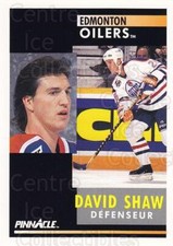 Pinnacle French #251 1991-92 David Shaw