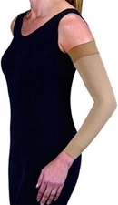 JOBST® Bella Strong 20-30 mmHg Compression Arm Sleeve Black / 4 / Regular