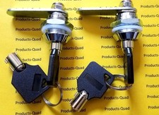 2 Keyed different Tubular Cam Lock 5/8" for RV, Camper, Drawer Cabinet Toolbox