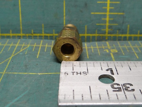 1/4 in. O.D. Tube Compression x 1/8 in. MIP Brass Compression Adapter Fitting - Picture 3 of 4