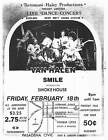 Van Halen Concert Flyer 1977 Pasadena Civic Auditorium