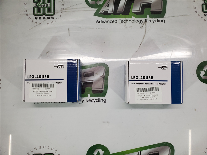 LOT OF 2 NEW VEC LRX40USB TELEPHONE HANDSET RECORD ADAPTER eBay