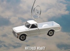 Vintage Style 1968-71 Chevy C-10 Pickup Truck Christmas Ornament 1/64 Adorno C10