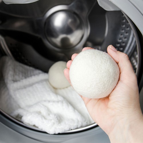 Natural Tumble Dryer Ball Wool for Laundry Drying 100% Pure XL Single - Picture 3 of 12