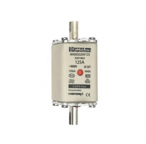 Ferraz Shawmut Mersen NH00GG50V125 Fuse ,125A 500V fuse-link gG