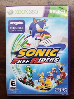 Xbox 360 - Sonic Free Riders Microsoft Xbox 360 MANUAL TESTED | eBay