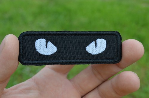 Patch Ukrainian cat eyes patch Military cats Original military Chevron 8 cm * 2. - Picture 6 of 9