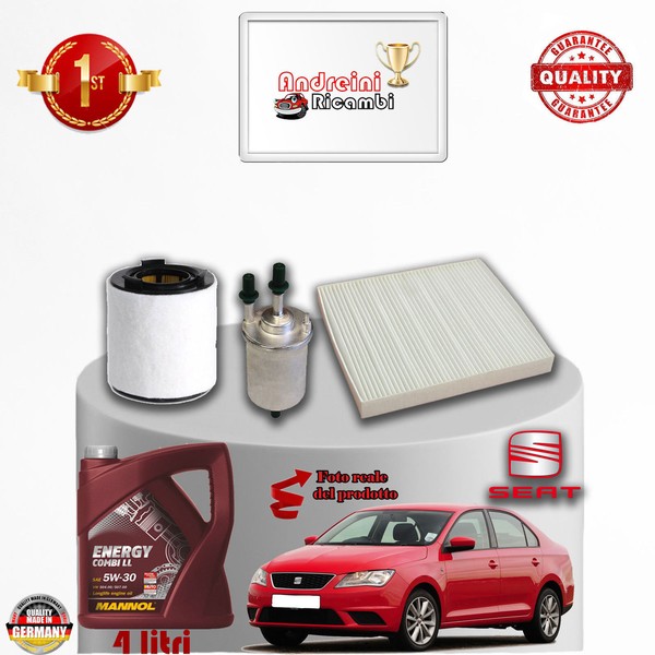 Wartungsset Filter + ÖL Seat Toledo IV 1.2 TSI 77KW 105PS Ab 2012-image
