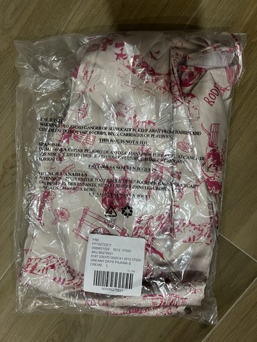 Pijama Free People Dreamy Days satinado pierna ancha en rosa rodeo para mujer grande nuevo con etiquetas - Imagen 6 de 6