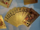 Beautiful Gold Foil Deck of Playing Cards * 52 + 2 Jokers * Poker Blackjack New — photo 4