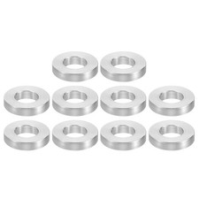 M12 Aluminum Spacers, 10 Pcs Metal Spacer Aluminum 12.5mm ID x 24mm OD x 5mm L