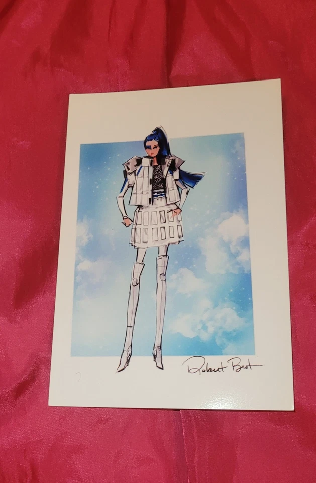 SET OF 7 ROBERT BEST STAR WARS BARBIE FASHIONISTA GIRLS ROOM ART PRINTS (5x7) - Image 4 of 4