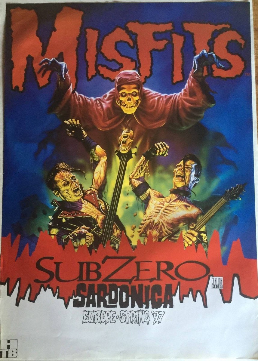 Misfits Original 1997 European Tour Promo Poster 23 x 33 | eBay