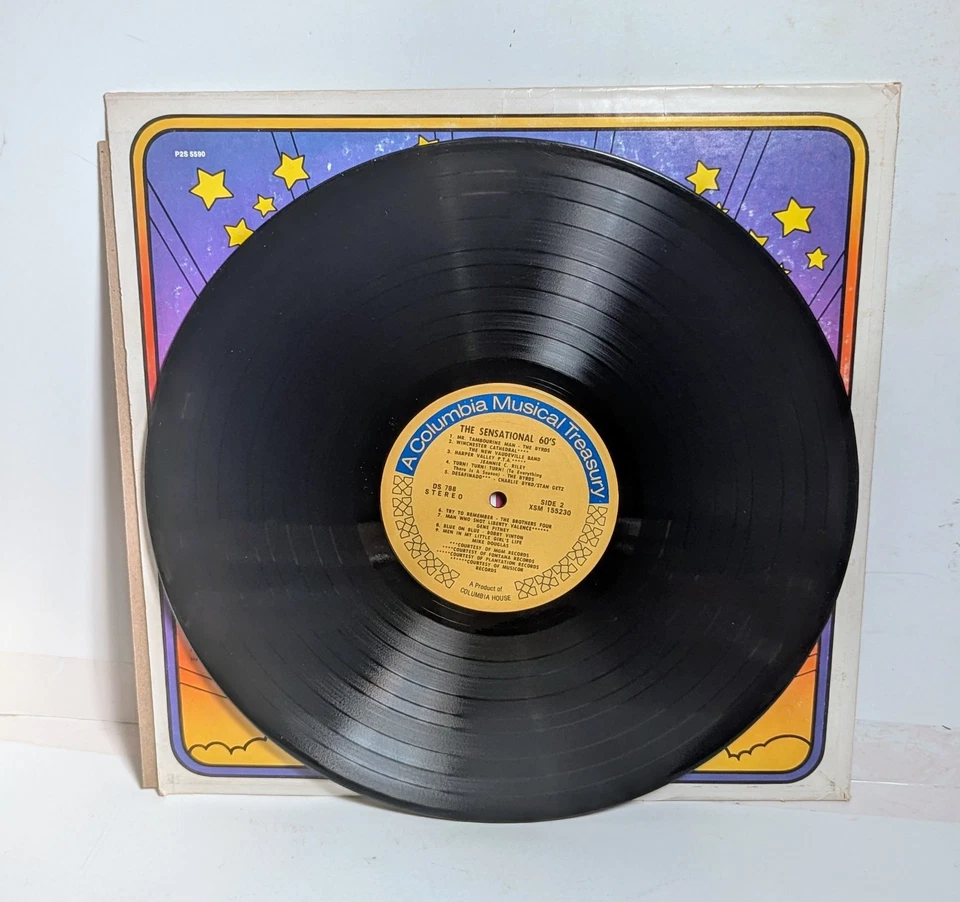 THE SENSATIONAL 60's LP Vinyl Record Album 12" Classic Rock Various Artists - Image 4 of 4