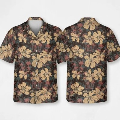 Tropical Night Bloom Hawaiian Shirt