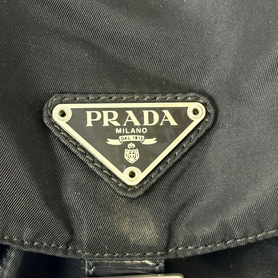 Condition Classic PRADA VELA Nylon Backpack Black with Gallery from japan thumbnail 3