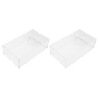  2 Pcs Mouse Cover Hacking Gadgets Gaming Clear Case Transparent Protector