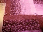 PRETTY vintage Patchwork Quilt 60 x 70 knotted — photo 2