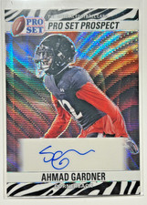 Ahmad Sauce Gardner AUTO~RC #/5 Pro Set Black Wave 2022 Rookie Autograph Colts