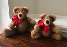 TEDDY BEARS Real Fur Light Brown Treasures to Bear Edmond OK Keepsake BABY GIFT