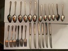 24 Pcs Set Vintage Marianne MRI1 Silverplate USA Silverware Flatware — photo 2