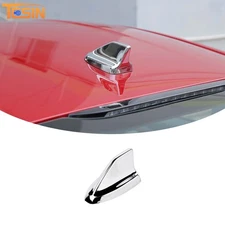 Roof Shark Antenna Cover Trim Decor Accessories for Ford Mustang 2024-25 Chrome