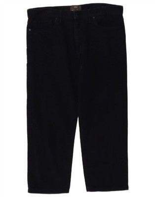Marks & Spencer Herren Cropped Jeans W36 L24 Navy Blau Baumwolle EC22