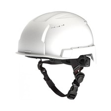 Milwaukee BOLT 200 Vented Safety Helmet Hard Hat with Chin Strap  Adjustable