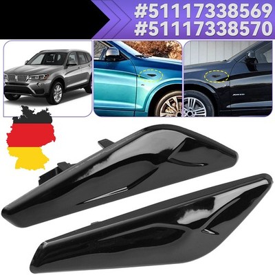 1Paar Kotflügel-Blende vorne Passend für BMW x3 x4 F25 51117338569 51117338570 