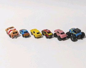 Lot of 6 Vintage Galoob Micro Machines Cars Trucks Van Jeep Mixed Diecast...