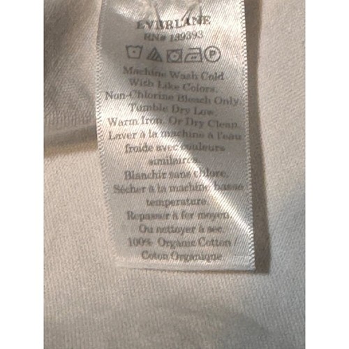 Everlane Womens Size 2 New Organic Cotton White Oxford Classic Button Down Top - Picture 7 of 9