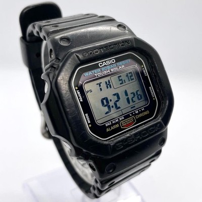 CASIO G-SHOCK G-5600E Tough Solar Digitaluhr Schwarz