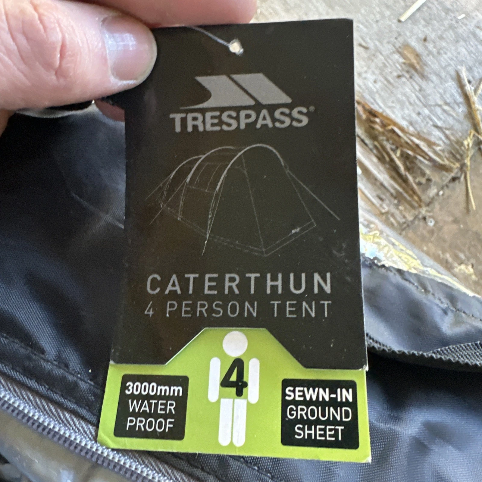 trespass caterthun 4 person family tent