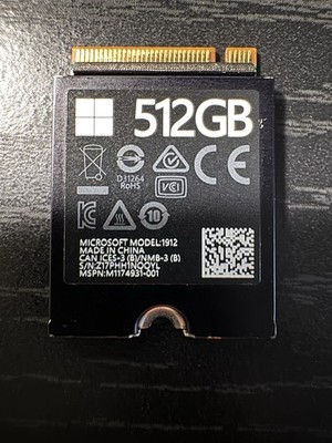 512GB Microsoft Surface removable Solid State Drive (rSSD)