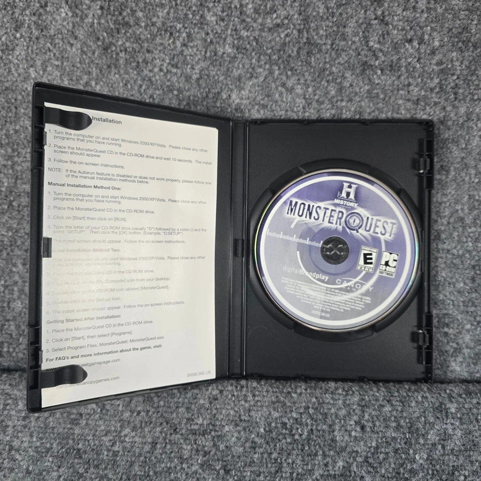 History Channel Monster Quest PC CD ROM Game Seek and Reveal the Truth - Image 3 of 4